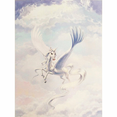 Панно декоративное DIVINO DECOR Пегас в облаках 2*2,7 м Z1-093
