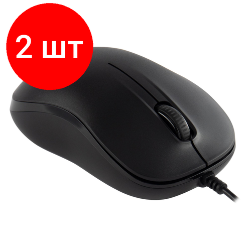 Комплект 2 штук Мышь компьютерная Acer OMW140 black 1200dpi USBZL MCEEE00L 186500₽