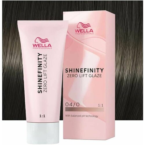 wella professionals гель крем краска shinefinity 09 36 ванильная глазурь Wella SHINEFINITY 04/0 Гель-крем Натуральный экспрессо 60 мл