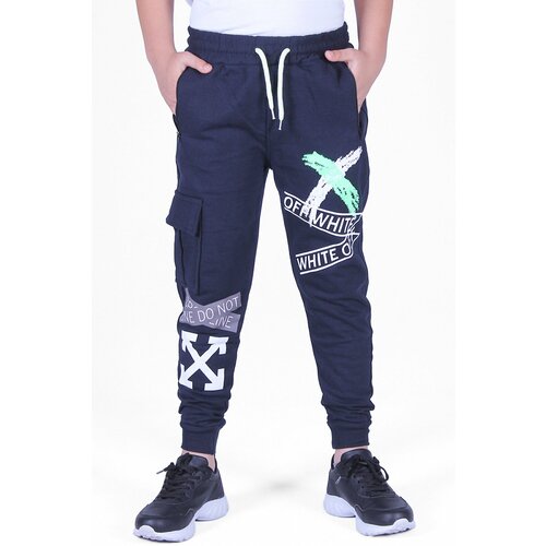 фото Брюки ciggo kids, размер 146/152, синий