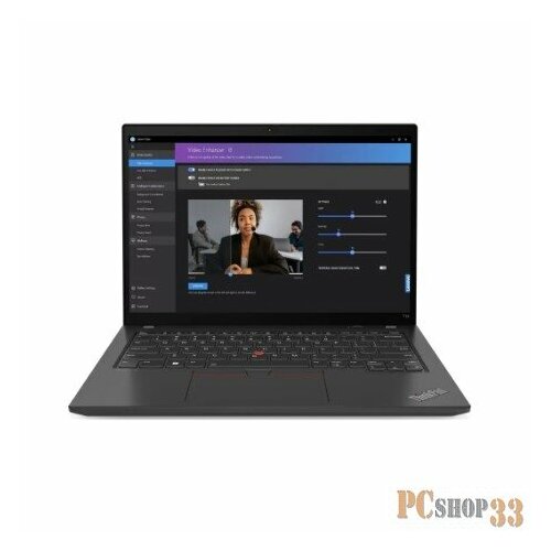 Ноутбук Laptop Lenovo ThinkPad model: T14 Gen 4 Black 14 FHD/i5-1335U/16GB/512GB SSD/W11PRO ноутбук lenovo thinkpad e14 14 4 гб 1 тб 20ra007gue