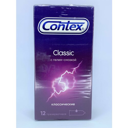 Contex Classic Презервативы классические с гелем-смазкой, 12шт