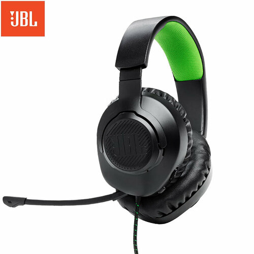 Складные игровые наушники JBL QUANTUM 100P/X; 3D Звуковые эффекты; Микрофон.