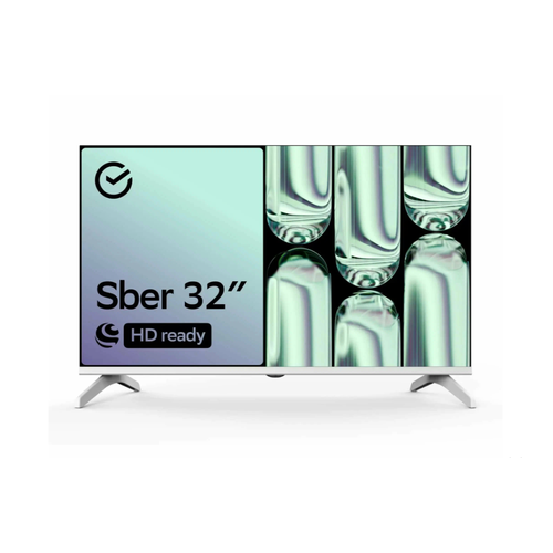 Умный телевизор Sber SDX-32H2125 белый корпус безрамочный экран 1198000₽