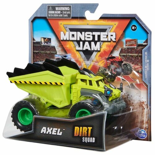 Машинка Monster Jam Dirt Squad AXEL 6055226_20142629