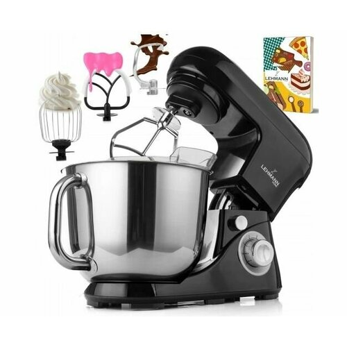 Планетарный кухонный комбайн Lehmann Pan-Keik 2200 Вт черный 2313700₽