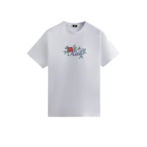 фото Футболка kith script needlepoint, размер s, белый