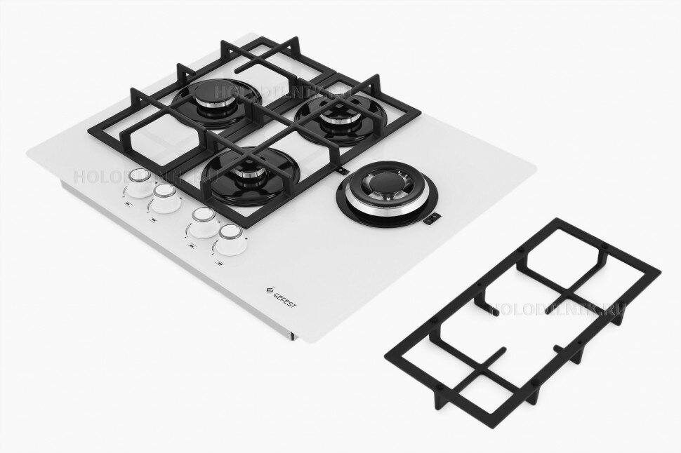 Газовая варочная поверхность Gefest белый - фото №13