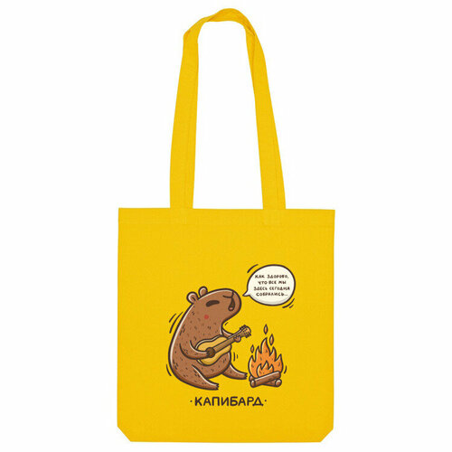 фото Сумка шоппер us basic, желтый