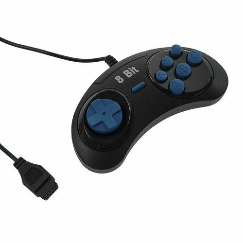 Геймпад для Dendy 8-bit 9pin узкий разъем черный комплект из 3 шт 220900₽