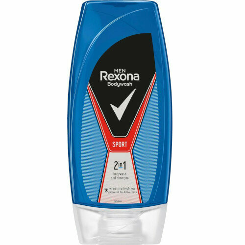 Гель для душа + Шампунь Rexona Sport, 250 мл