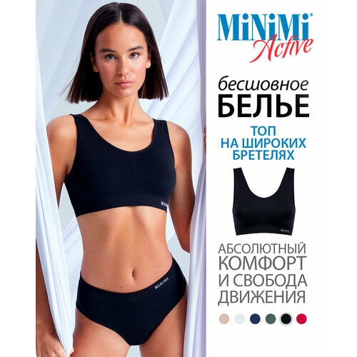 Топ MiNiMi, размер 48/50 (L/XL), черный