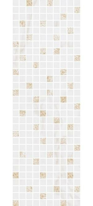 Керамическая плитка KERAMA MARAZZI MM12112 Астория белый мозаичный Декор 25x75 (цена за 8 шт)