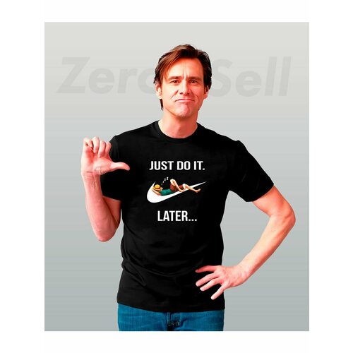 фото Футболка just do it мугивара, размер l, черный zerosell