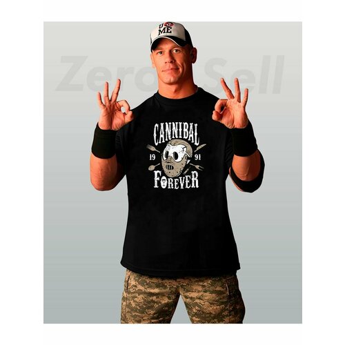 фото Футболка cannibal forever, размер xxxl, черный zerosell