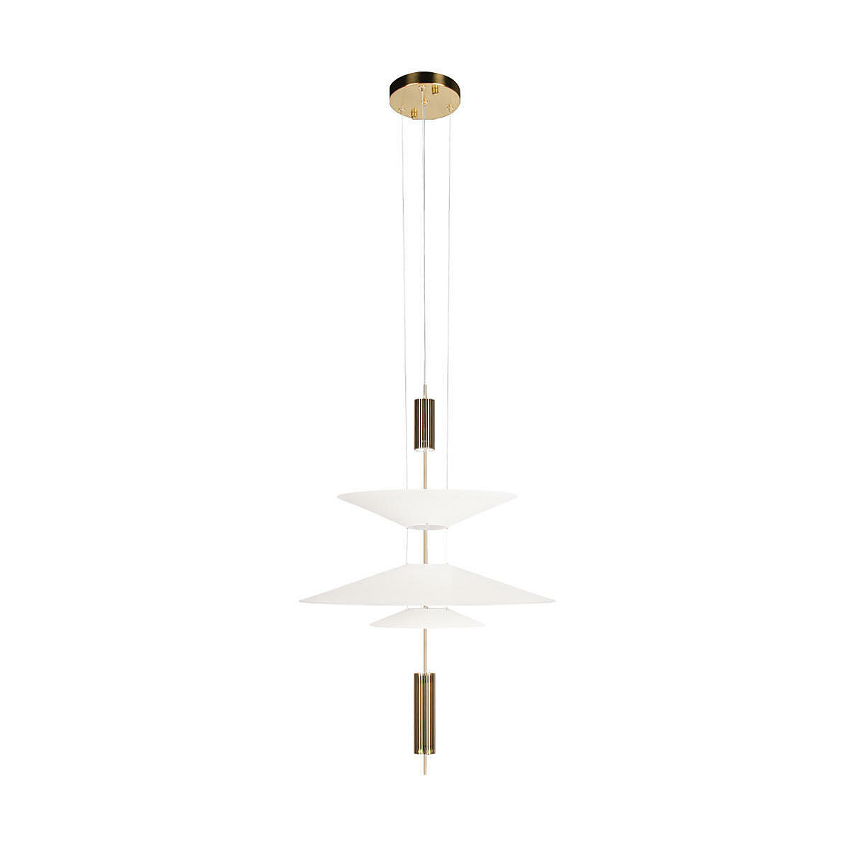 Светильник подвесной Loft It Skylar 10244/B Brass, GU5.3, 60Вт, кол-во ламп:3шт, Латунь
