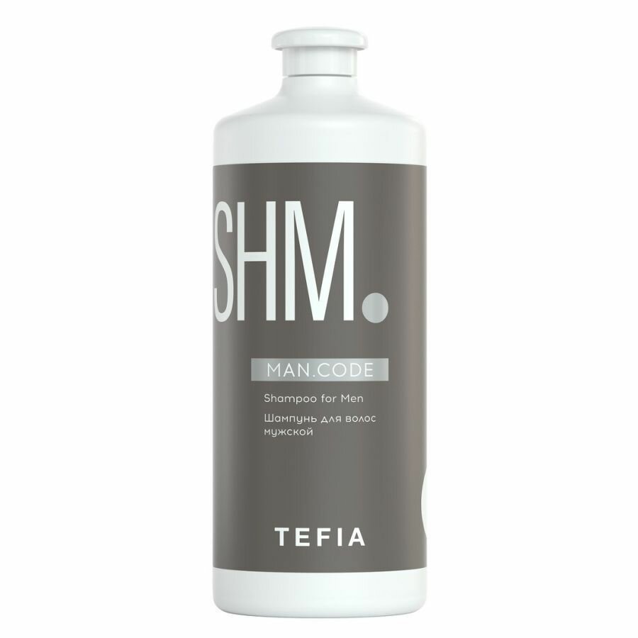 TEFIA Man.Code Шампунь для волос мужской укрепляющий / Strengthening Shampoo for Men, 1000 мл