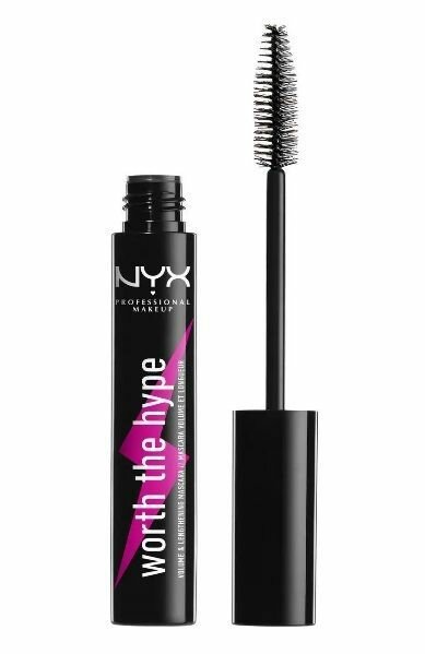 NYX PROFESSIONAL MAKEUP / Тушь для ресниц Worth The Hype Volumizing & Lengthening Mascara, 01 Black, черная, 7 мл