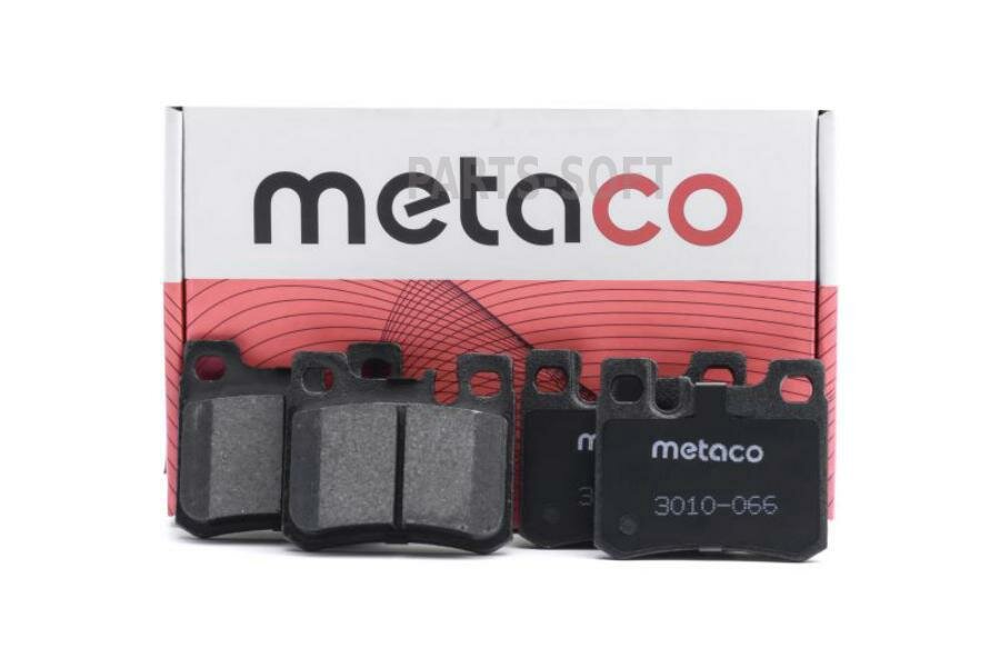 METACO 3010-066 Колодки тормозные задние дисковые к-кт MB W201/202/124