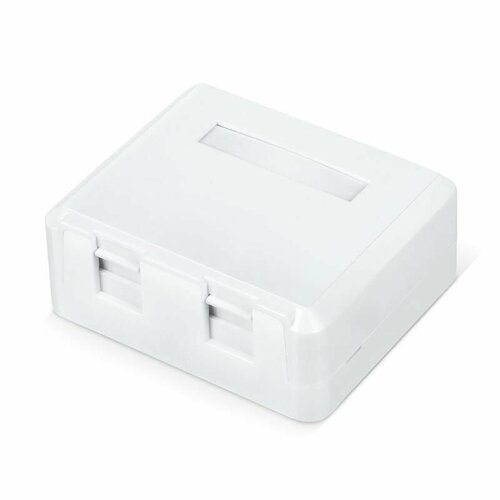 Корпус настенной розетки WR-MB-2 для установки 2-х вставок типа Keystone Jack бел WRline 505220 116₽