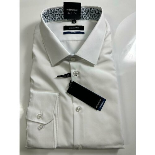 фото Рубашка seidensticker, размер 44 ворот,размер xl, белый