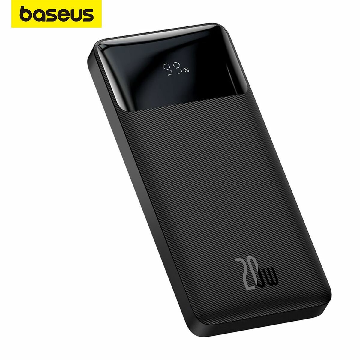 Внешний аккумулятор Baseus Bipow Digital Display 10000mAh 20W, черный