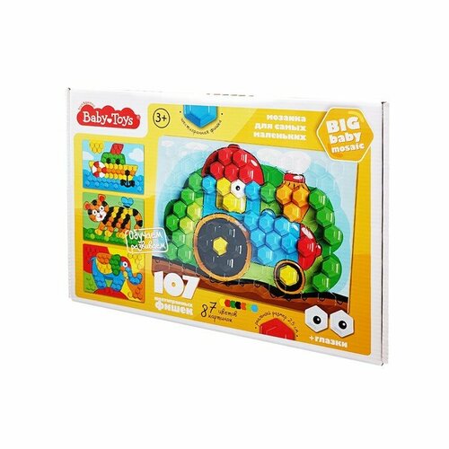 Мозаика для самых маленьких Трактор, Baby Toys, 3+ мозаика для самых маленьких 32эл baby toys