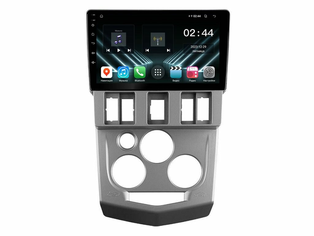 Штатная магнитола Renault Logan 1 2004-2009 UNISON 09T4 4Gb/64Gb IPS BT Wi-Fi CarPlay (3045-09T4)