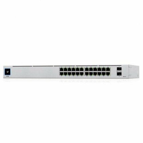Коммутатор 24PORT 1000M 2SFP USW-24 UBIQUITI 5664400₽