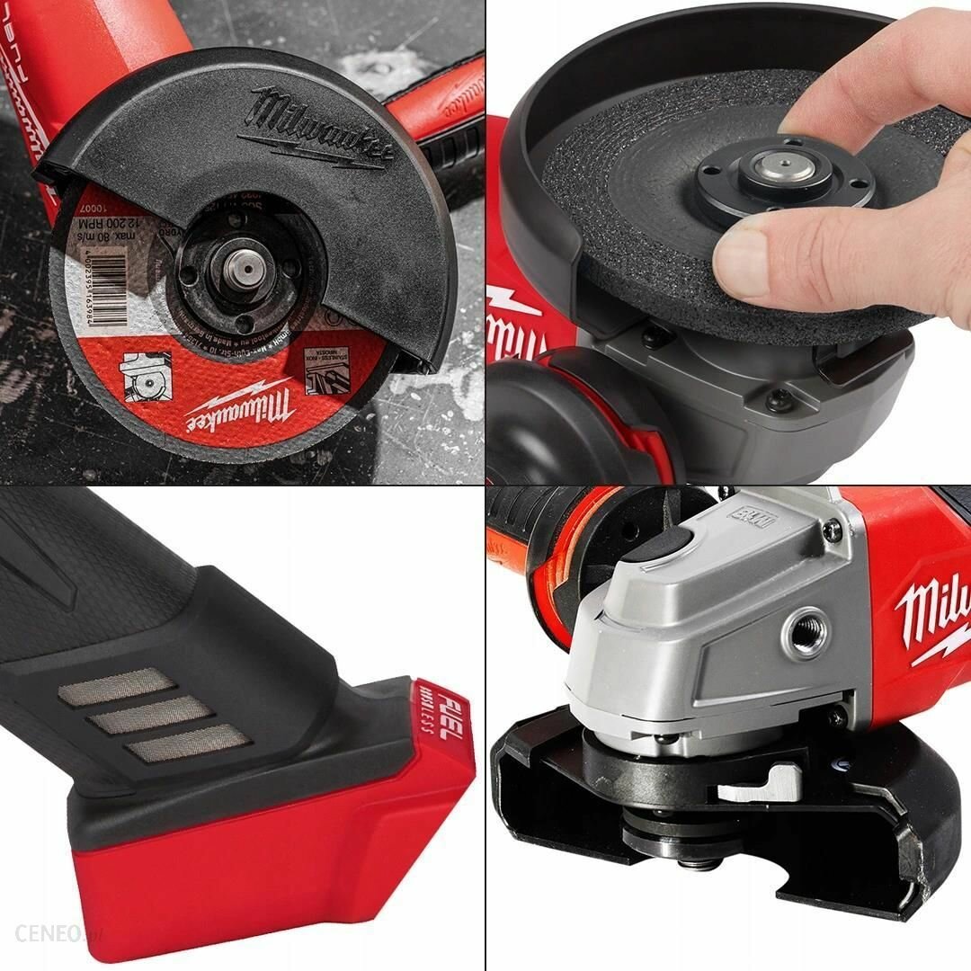 Аккумуляторная угловая шлифмашина Milwaukee M18 Fuel FSAG125X-0X (профессиональная) - фото №5