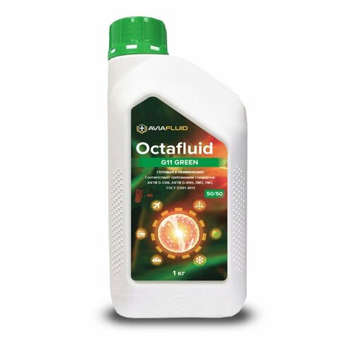 Антифриз Octafluid G11 Green 1кг 357₽