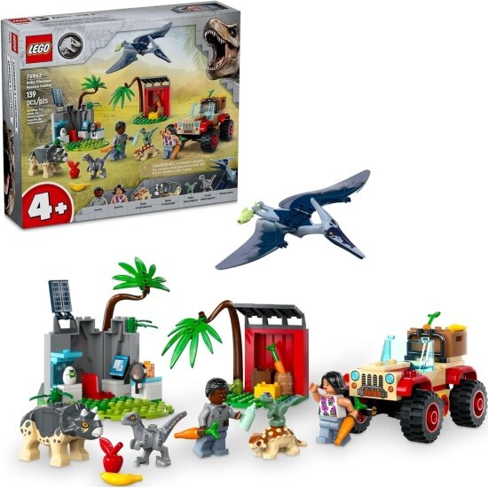 Конструктор Lego ® Jurassic World™ 76963 Центр спасения детенышей динозавров