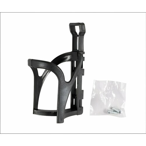 Флягодержатель поликарбонат, на раму, 250-750 мл, H-C08 (чёрный)