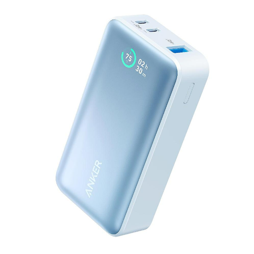 Внешний аккумулятор Anker 533 Power Bank 10000 мАч (A1256H31) синий внешний аккумулятор anker 324 power bank 10000 мач 12 вт a1237h11 черный