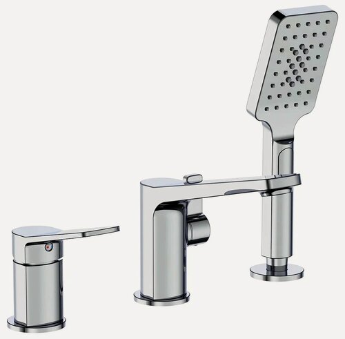 Изображение товара Смеситель для ванны, врезной, с душевой лейкой, Frap F1161, хром 1500 мм