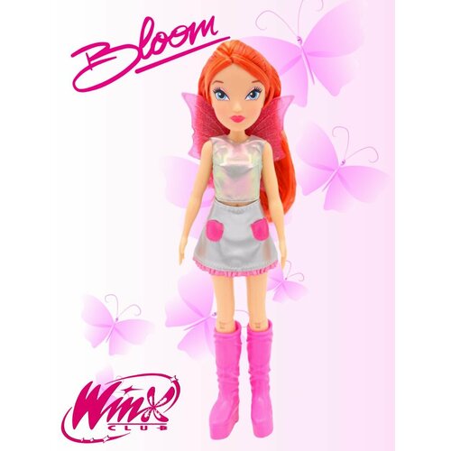 мини кукла winx club тайникс стелла или блум 12 см iw01351503 Шарнирная кукла Блум Космическая с крыльями