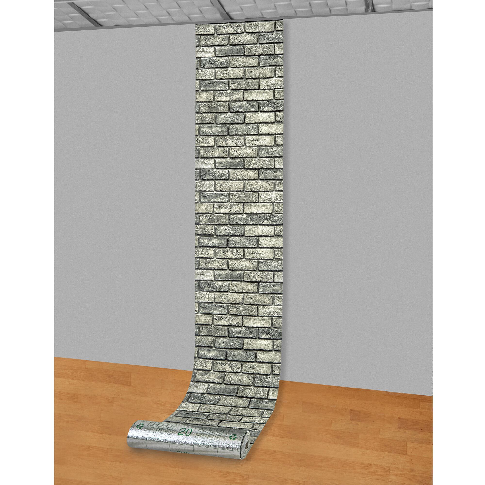 Самоклеящиеся теплоизоляционные обои LAKO DECOR 50x600см, цвет Кирпичная кладка 26, толщина 2,5мм