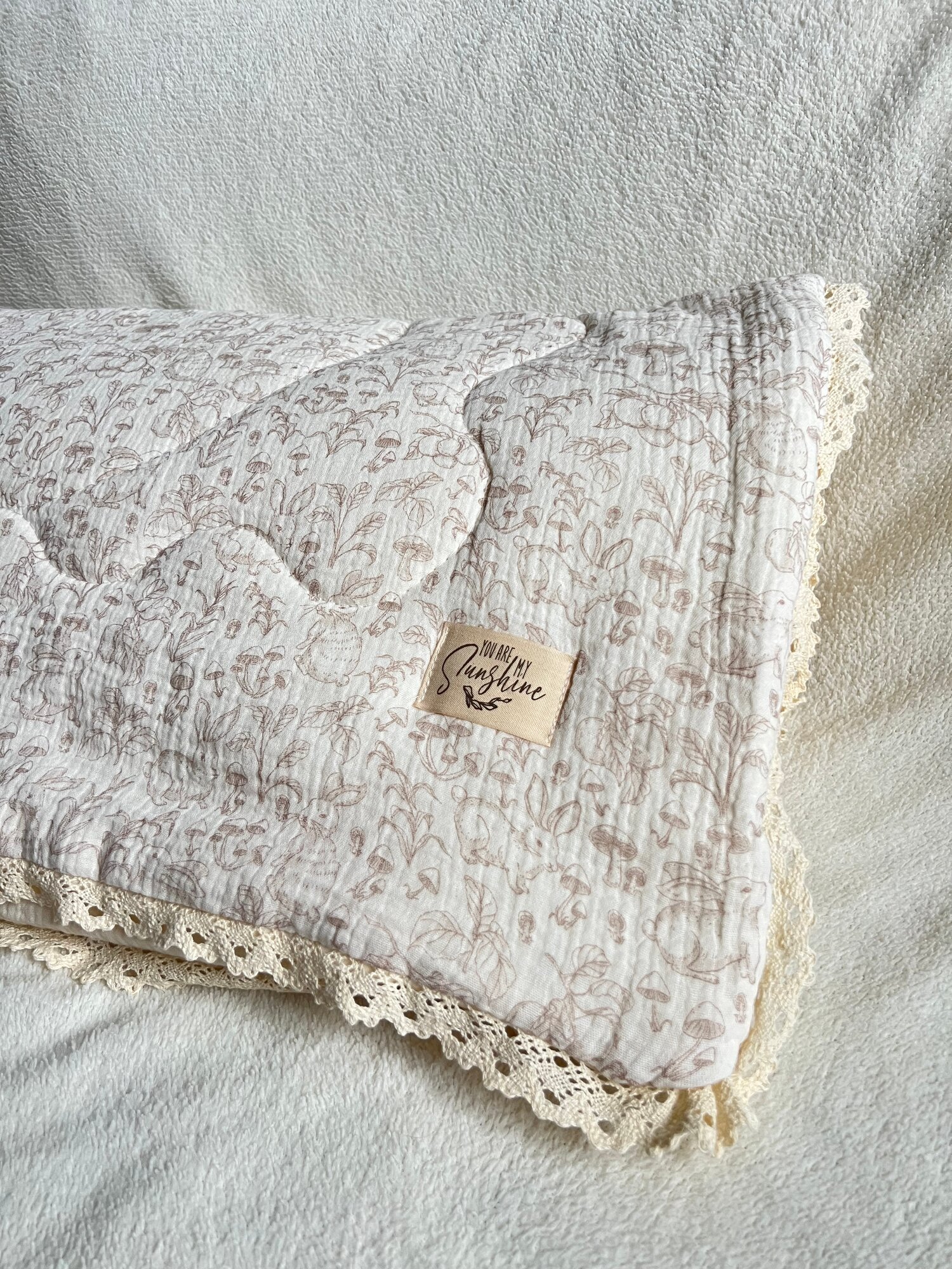 фото Детское муслиновое одеяло полуторка