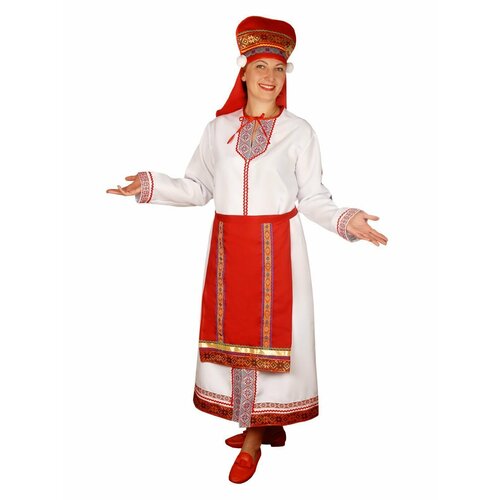 Карнавальный костюм взрослый Фино-угорская женщина угорский а бьеркезундская легенда