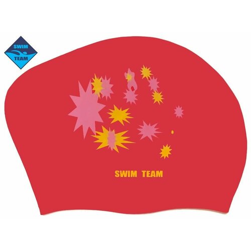 Шапочка для плавания для длинных волос звёзды: KW-S