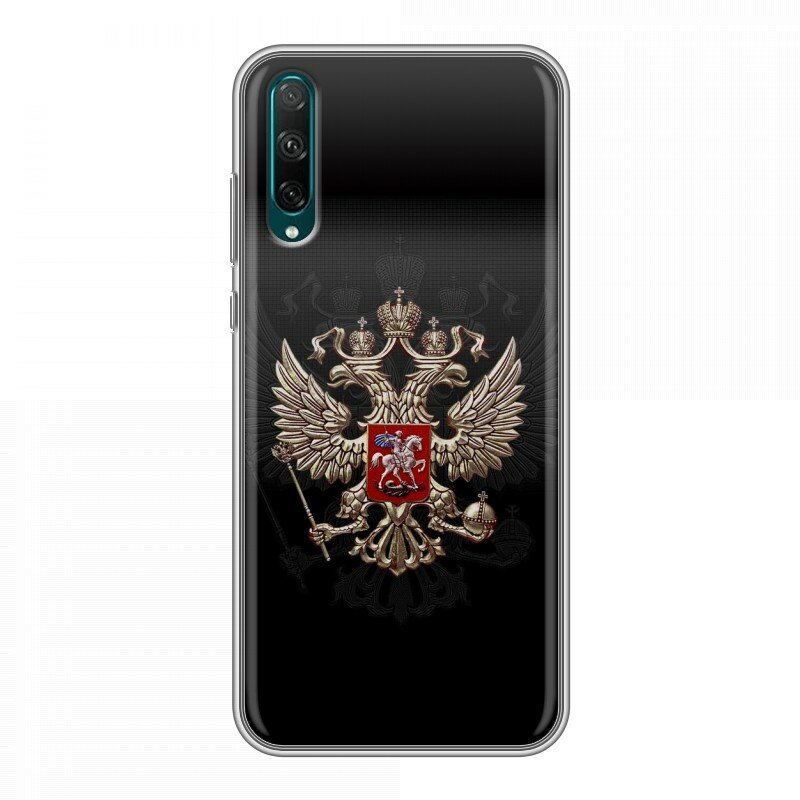 Дизайнерский силиконовый чехол для Хонор 30i / Honor 30i Герб России