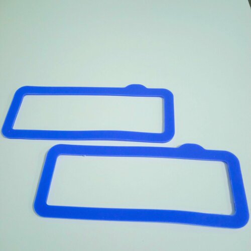 Прокладка боковой крышки толкателя силикон арт 421-1014071-01 для УАЗ ГАЗ Газель Соболь 2шт 700₽