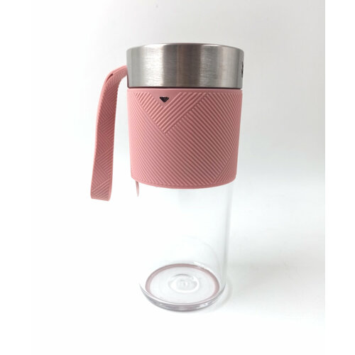 стационарный блендер wmf kitchenminis серебристый Портативный блендер WMF Kitchenminis Mix on the go (Розовый)