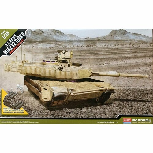 Academy сборная модель 13504 M1A2 Abrams SEP v2 TUSK II 1:35 радиоуправляемые игрушки household радиоуправляемый танк cs us m1a2 abrams 1 20