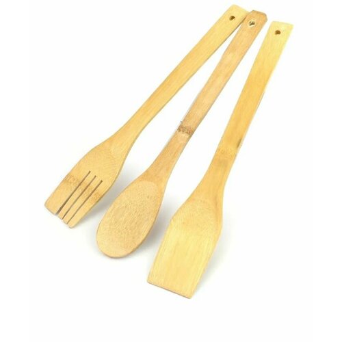 Лопатка кулинарная набор 3 шт TH51-83 Набор кухонных деревянных лопаток 220₽