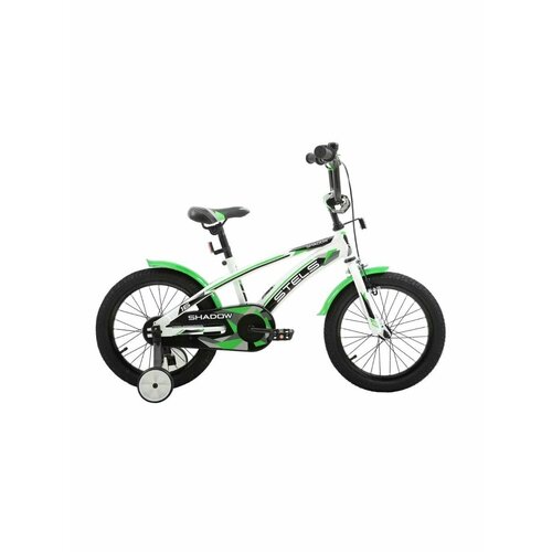 Велосипед детский Stels 16 Shadow VC 2023 года бело-зеленый 944000₽