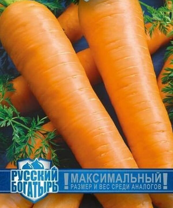 Семена Морковь Русский гигант серия Русский богатырь