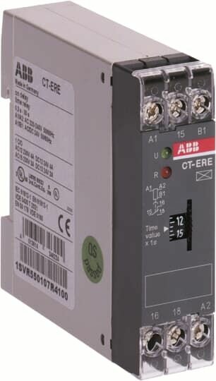 Реле времени CT-ERE 24В AC/DC 220-240В AC 0.3.30мин 1ПК ABB 1SVR550107R5100