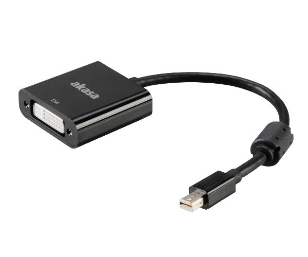 Адаптер AKASA: Mini DisplayPort – DVI 4K 20 см AK-CBDP16-20BK