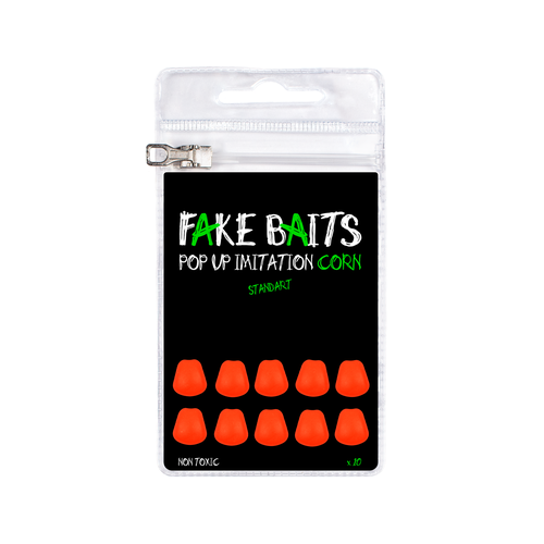 Искусственная кукуруза плавающая Fake Baits Standart оранжевая флюро